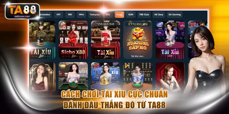 Cách chơi Tài Xỉu
