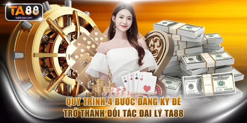 Quy trình 4 bước đăng ký để trở thành đối tác đại lý TA88